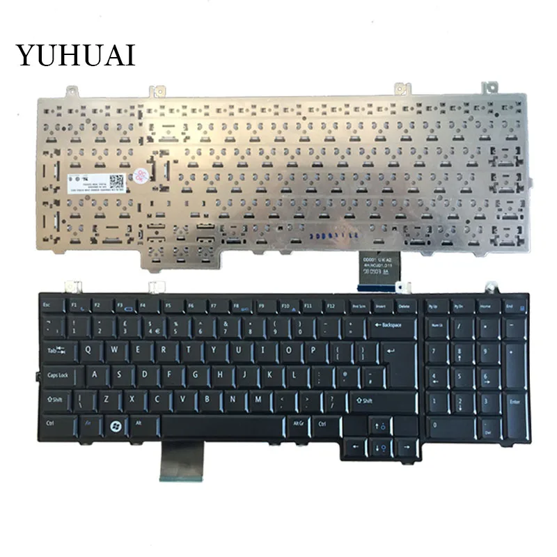 UK Black New Replace laptop keyboard For DELL Studio 1735 1736 1737 PP31L TR334 keyboard