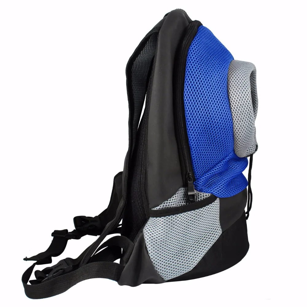 Pet Dog Carrier Pet Backpack Bag Portable Travel Bag Pet Dog Front Bag Mesh Backpack Head Out Double Shoulder Outdoor