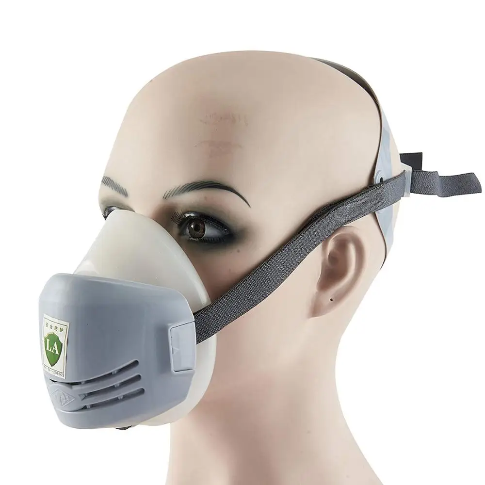Респираторная Пылезащитная маска KN95 Pm2.5 половина уход за кожей лица многоразовый силикон противогаза Анти-туман дымчатый фильтр
