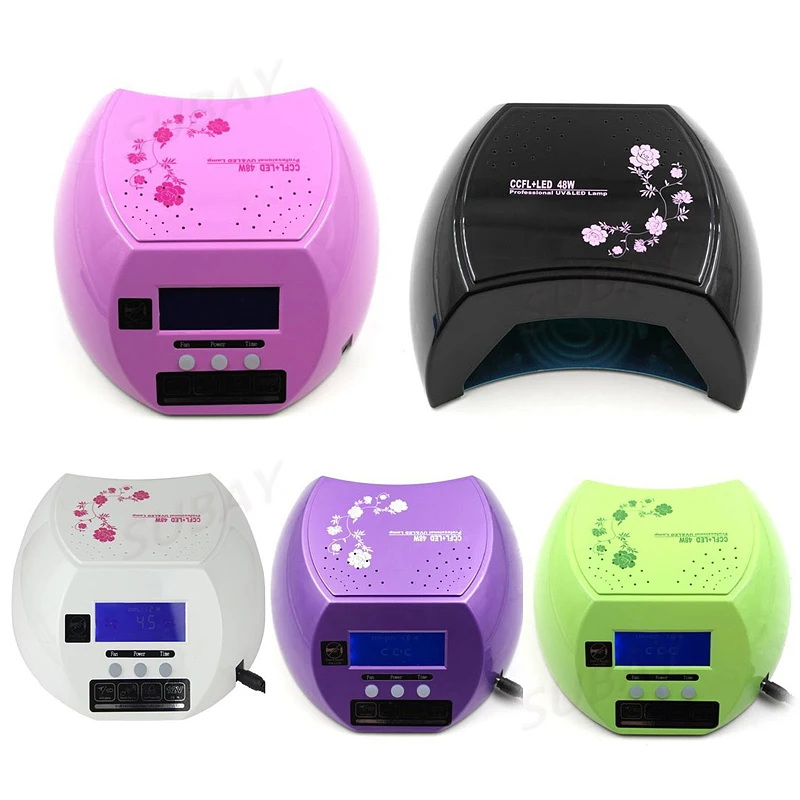 48W Fashion LED+CCFL Gel UV lamp Super Power Fast nail dryer machine