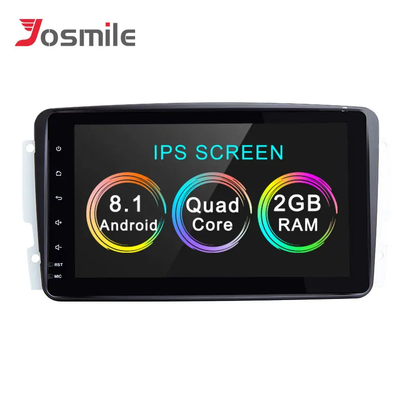 

Josmile Car Multimedia Player Android 9.0 2 Din GPS Autoradio For Mercedes/Benz/CLK/W203/W209/W210/W168 Vaneo/Viano/Vito W639