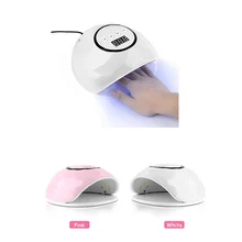 Сушилка для ногтей Светодиодный УФ-лампа 74 Вт мини-лампа для маникюра ЖК-дисплей сушильный Гель-лак для ногтей инструменты для дизайна ногтей