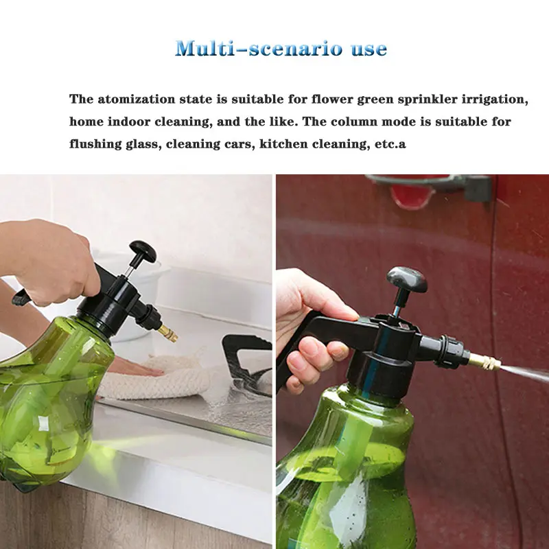 Gardening Pressure Watering Spray Bottle Multi-function Garden Irrigation Plant Watering Can Family Cleaning Supplies