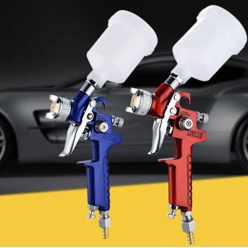 

0.8mm/1.0mm Nozzle Professional HVLP Spray Gun Mini Air Paint Spray Guns Airbrush For Painting Car Aerograph
