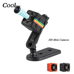 COOLJIER HD 1080 P Мини Камера SQ11 Спорт DV инфракрасного ночного монитор для зрения скрывают мелкие Камера Видеорегистраторы для автомобилей