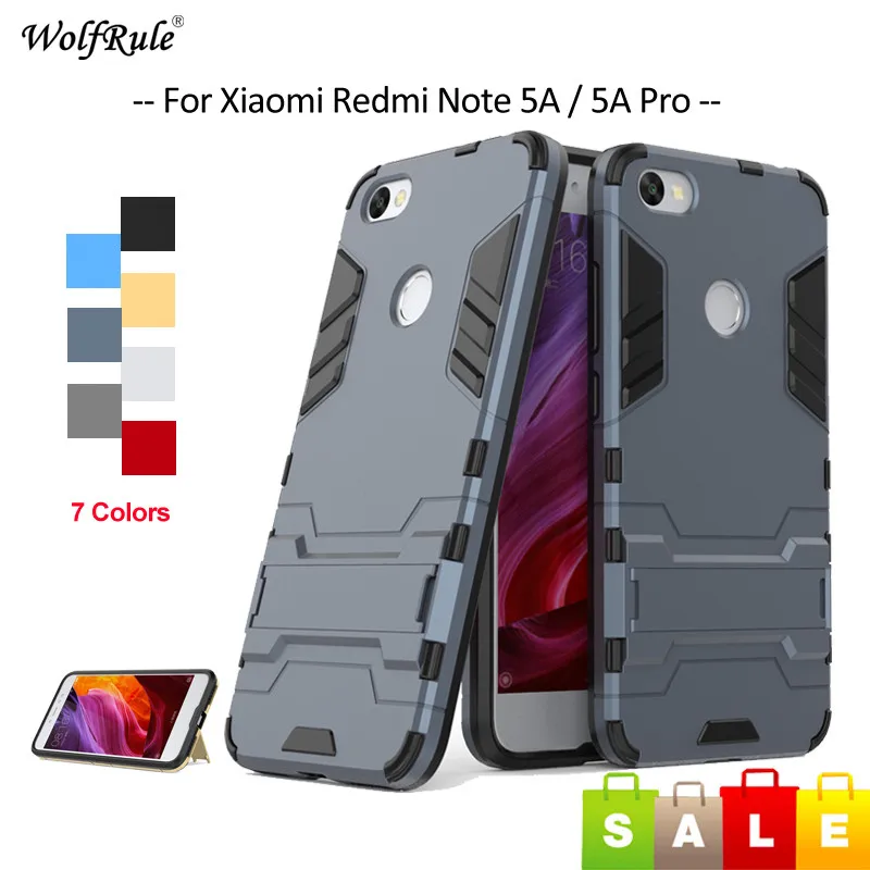 

WolfRule Redmi Note 5A Pro For Phone Case Xiaomi Redmi Note 5A Cover TPU & PC Phone Case For Xiaomi Redmi Note 5A Case 5.5''