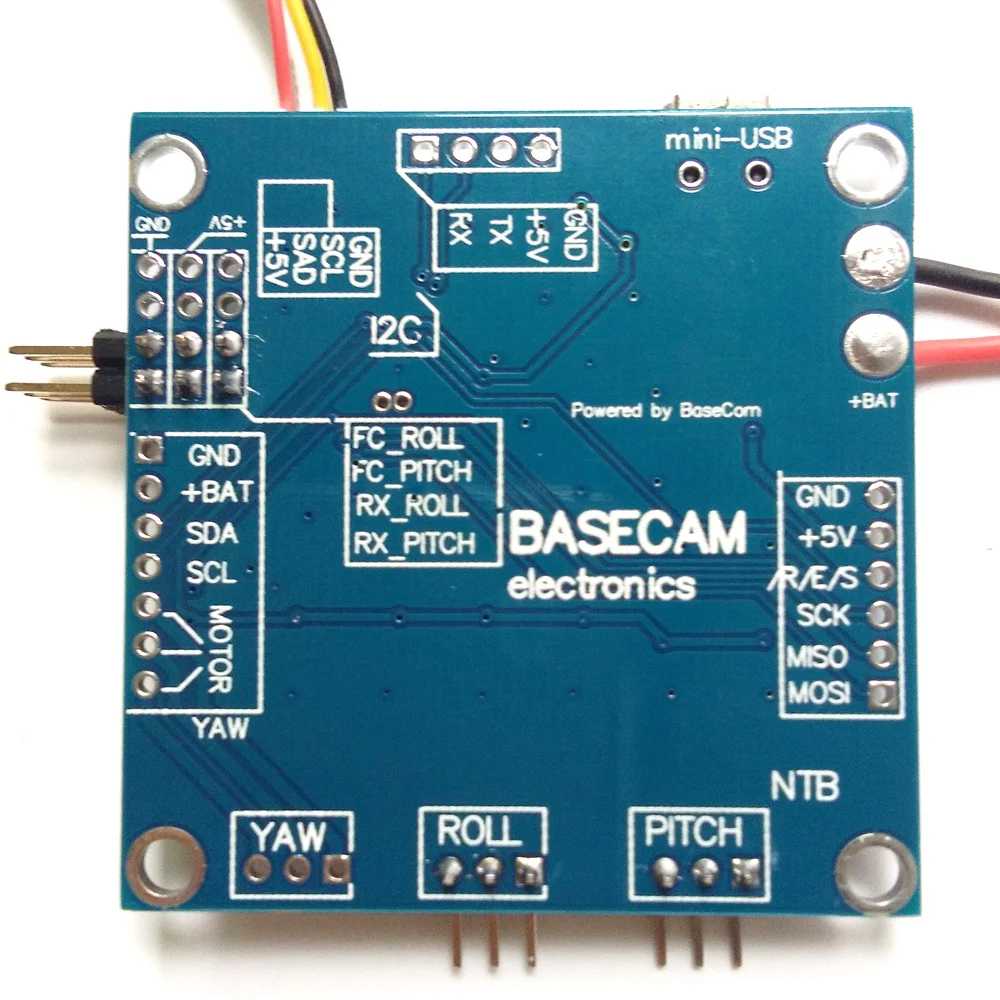 Light Weight Brushless Motor Gimbal, Mit motor protector which can help heat dissipation