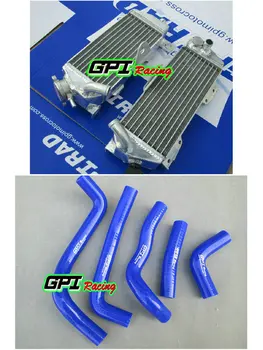 

aluminum racing Radiator +BLUE HOSE for KAWASAKI KDX200 KDX220 KDX 200 220 1995-2006 1996 1997 1998 1999 2000 2001 2002 2003