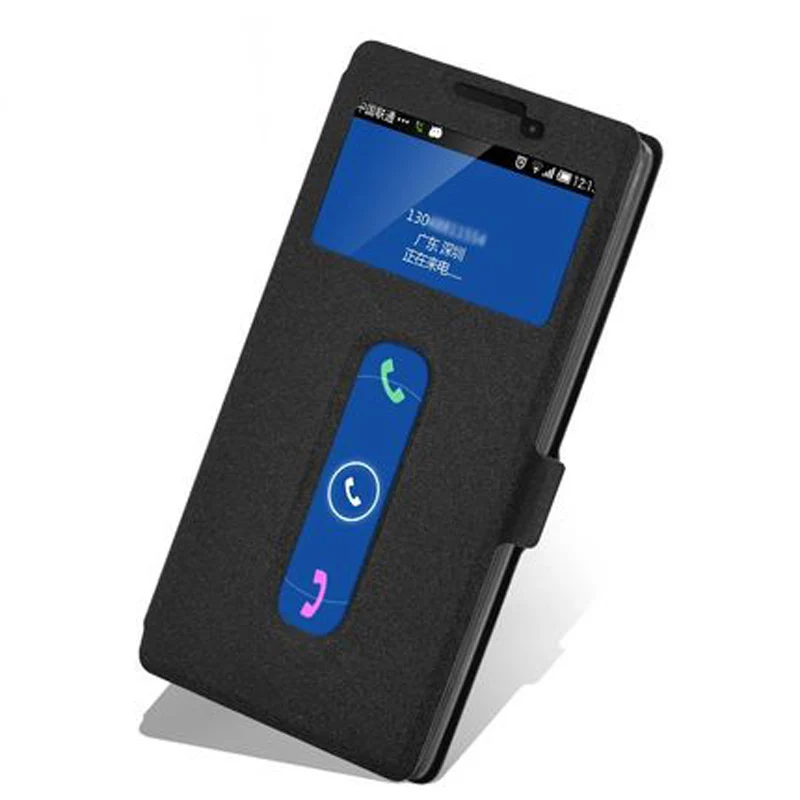 Open Window For Lenovo Lemon K8 K 8 K80 K80M P90 Case Flip Cover case Leather
