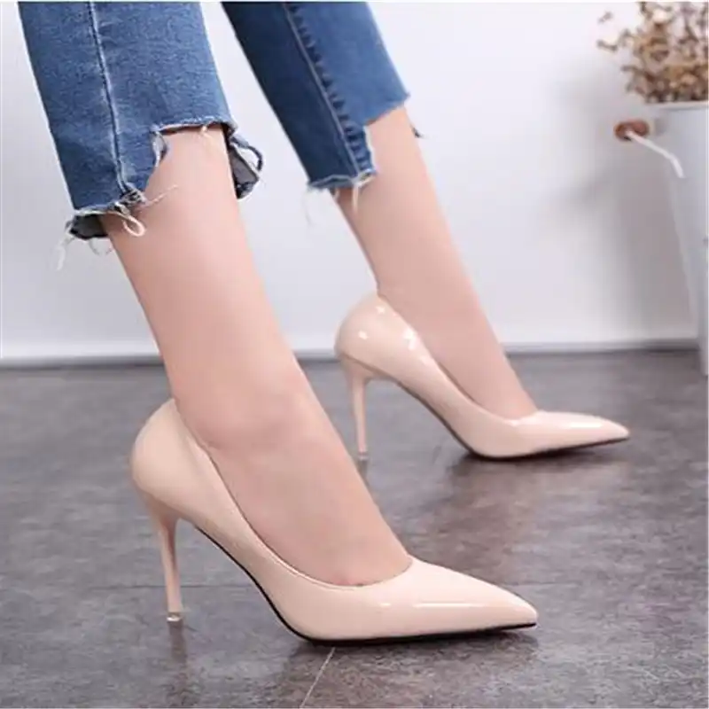 zapatos de punta mujer