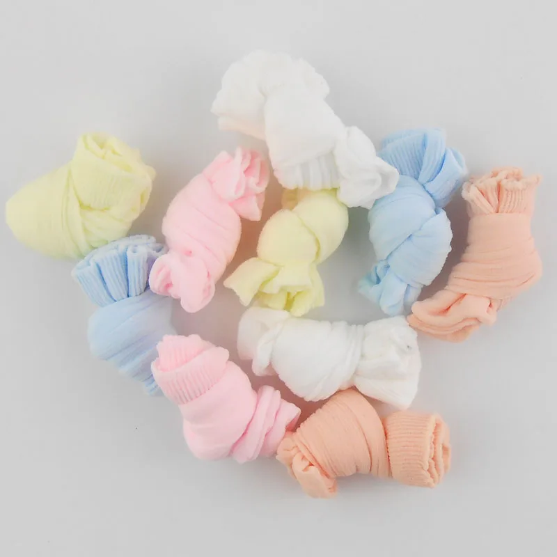 

New 10 pairs Summer Candy Colors Half Clear Casual Newborn Baby Infant Toddler Child Kids Elastic Socks Gift 0-24 months Baby