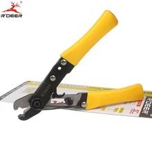 RDEER 5 ''/125 мм одно отверстие для зачистки проводов регулируемые утолщенные кусачки обжимной инструмент Прочные ручные инструменты