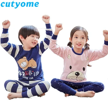 

Toddler Kids Girls Pajamas Set Children Princess Pyjamas Boys Pijama Infant Sleepwear Home Clothing Cartoon Baby Pijama 3 10 12Y