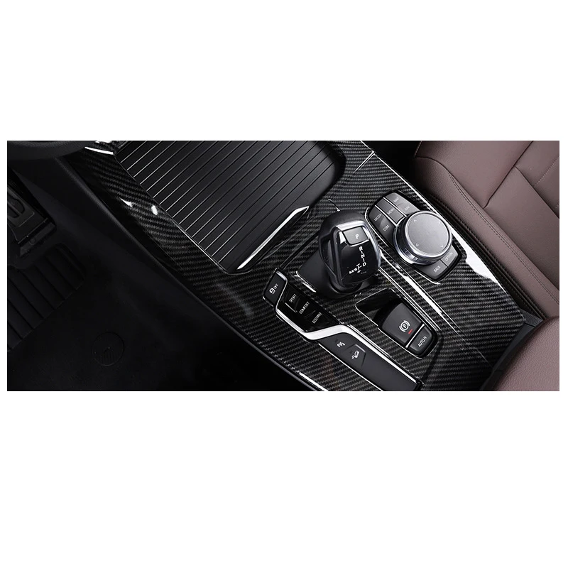 

Lsrtw2017 Carbon Fiber Abs Car Gear Panel Trim Frame for Bmw X3 2018 2019 2020