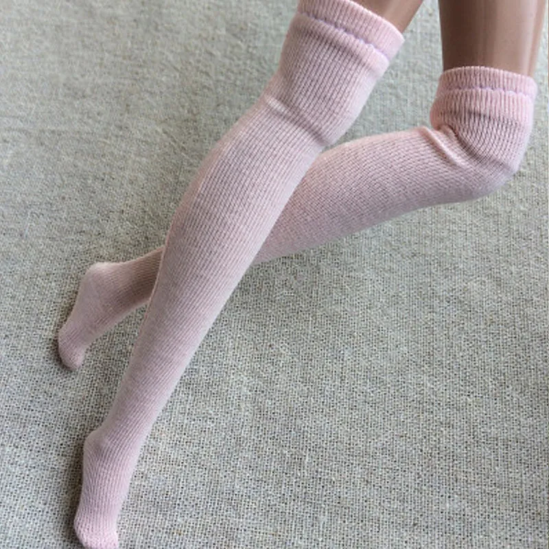 1 пара чулок разных цветов для куклы Blythe 1:6, носки для куклы Барби, Гольфы выше колена, носки для куклы Momoko, аксессуары
