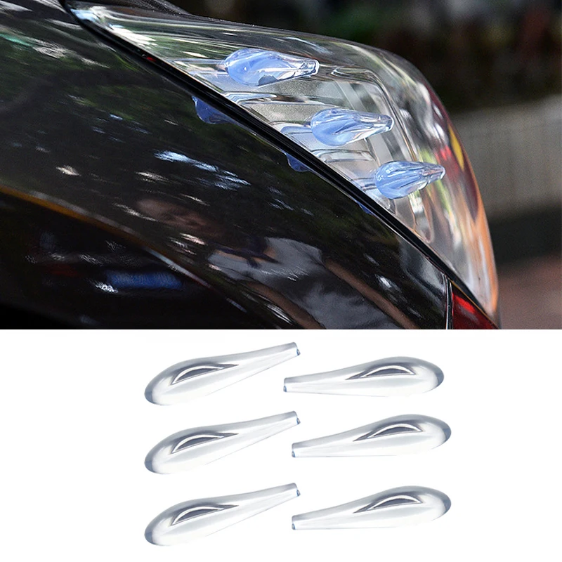 

6pcs Auto Car Door Edge Guard Strip Anti-collision Sticker Bumper Anti-Scratch Corner Door Protector Car Styling Mouldings