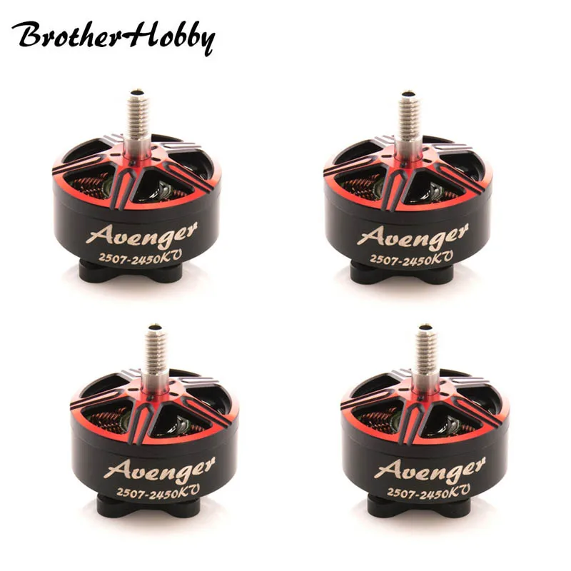

BrotherHobby Avenger 2507 1850KV 2450KV 2700KV 4-6S Brushless Motor for 7'' Propeller RC Models Multicopter Toys Racing Part
