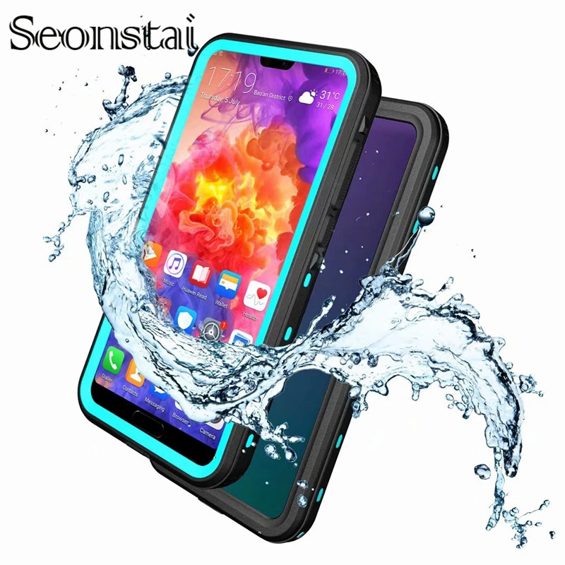 

For Huawei P20Pro Waterproof Case for Huawei P20 Outdoor Summer Swimming Diving Cover for Huawei P20 pro Shockproof Fundas