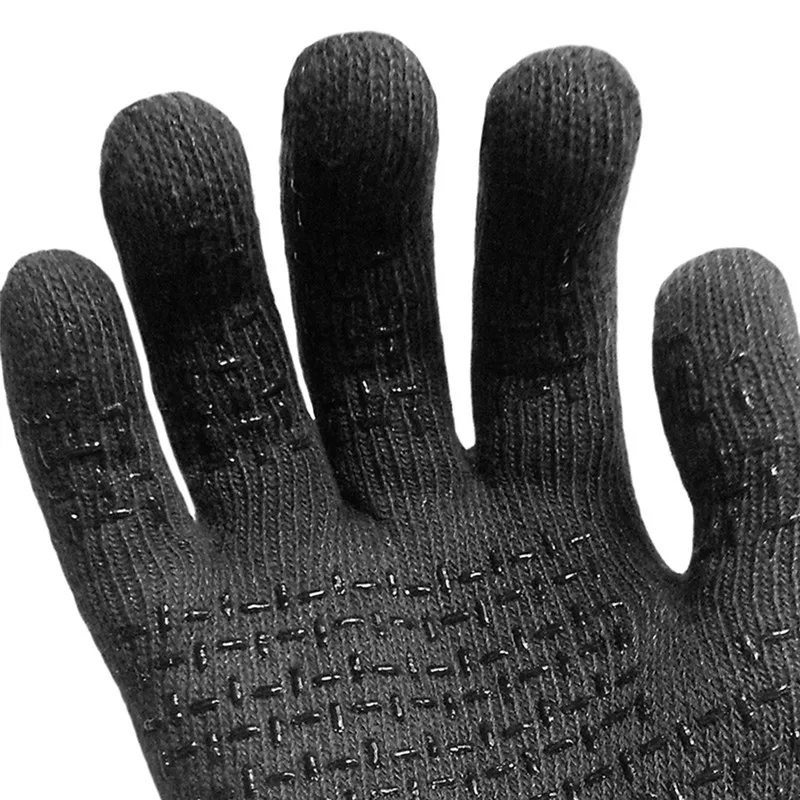 Black DexShell Flame Retardent Mens Waterproof Breathable Cut Resistant Gloves