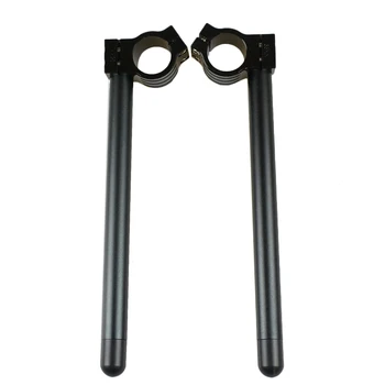

2pcs Universal Moto Racing Adjustable CNC 31/33/35/41/48mm Clip On Ons Riser Fork Handlebars Handle Bar Cafe Racer Motorcycle