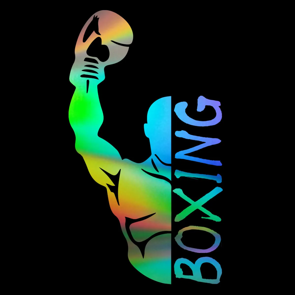 

BOXING Boxer Car Sticker Vinyl Truck Laptop Window Motorcycle Bumper Decal Decor