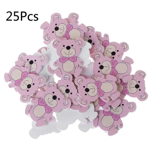 25pcs Laser Cut Wood Embellishment Colorful Wooden Bear Shape Craft Wedding Decor cheap OOTDTY CN(Origin) Wood DIY Package 25pcs Laser Cut Wood Embellishment Colorful Wooden Bear Shape Craft Wedding Decor cheap OOTDTY CN(Origin) Wood DIY Package