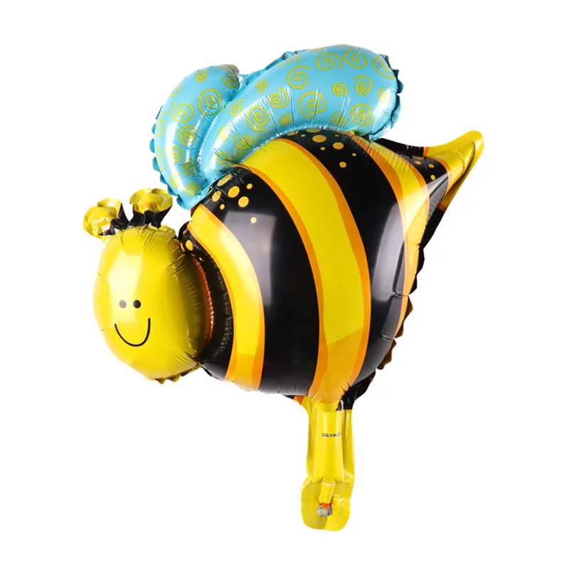 BINGTIAN улитка с изображением утки, лягушки воздушные шары в виде пчелы первый день рождения праздничные украшения: воздушные шары игрушки - Цвет: 2