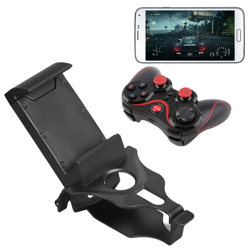 

High Quality Adjustable Smart Phone Bracket Mount Holder With Rubber For Terios T3 Controller Gamepad For Smartphone Tablet PC