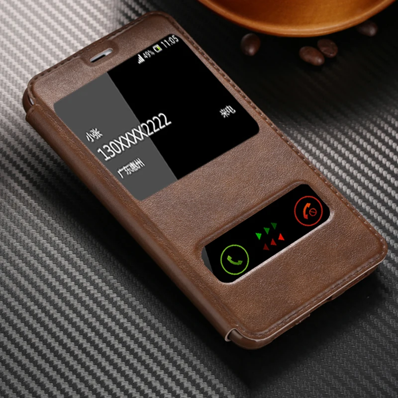 

For Meizu m3 note Case High Quality PU Leather Cases Smart Flip Stand Cover Case for meizu m3 note Luxury View Window Coque
