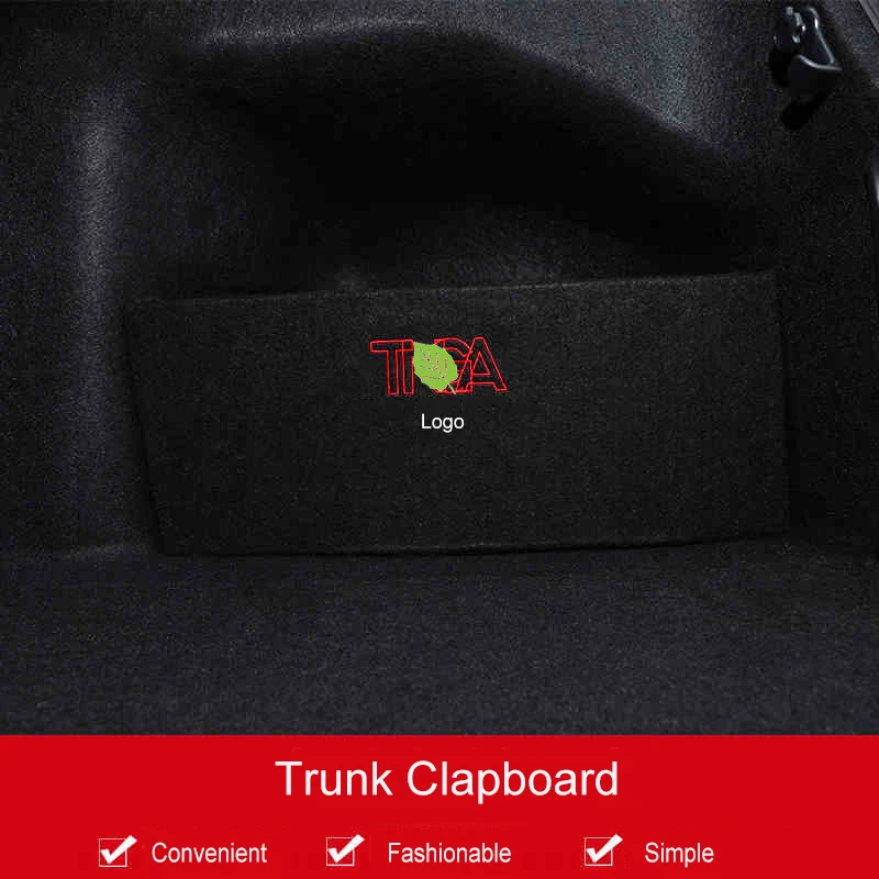

QHCP Flocking Surface Cloth 1Pair Car Rear Trunk Clapboard Side Baffle Storage Tidying Fit For Toyota Camry 2018 Car Accessories