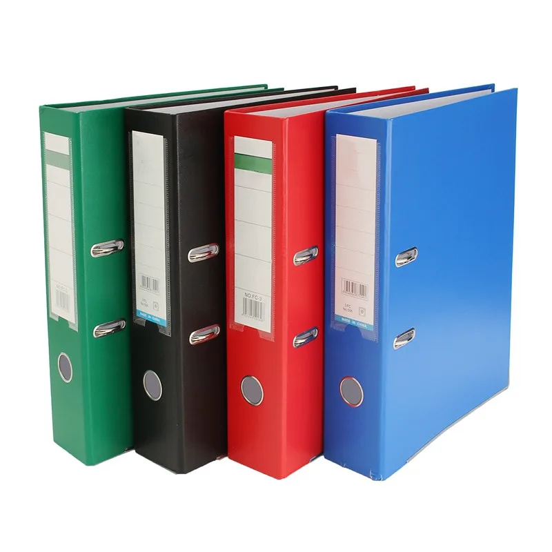

Kicute A4 File Folder Lever Arch Folder for Documents Paper Data Book Strong Clip Filing Folder For Home Office School Supplies