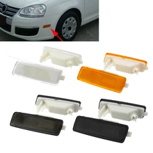 2 шт передний боковой габаритный светильник сигнальные лампы для VW для GTI для JETTA для RABBIT MK5 2006 2007 2008 2009 белый черный желтый серый