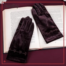 Список осень-зима сенсорный экран перчатки женские элегантные теплые мягкие перчатки красота модные перчатки тонкие водительские перчатки 54001