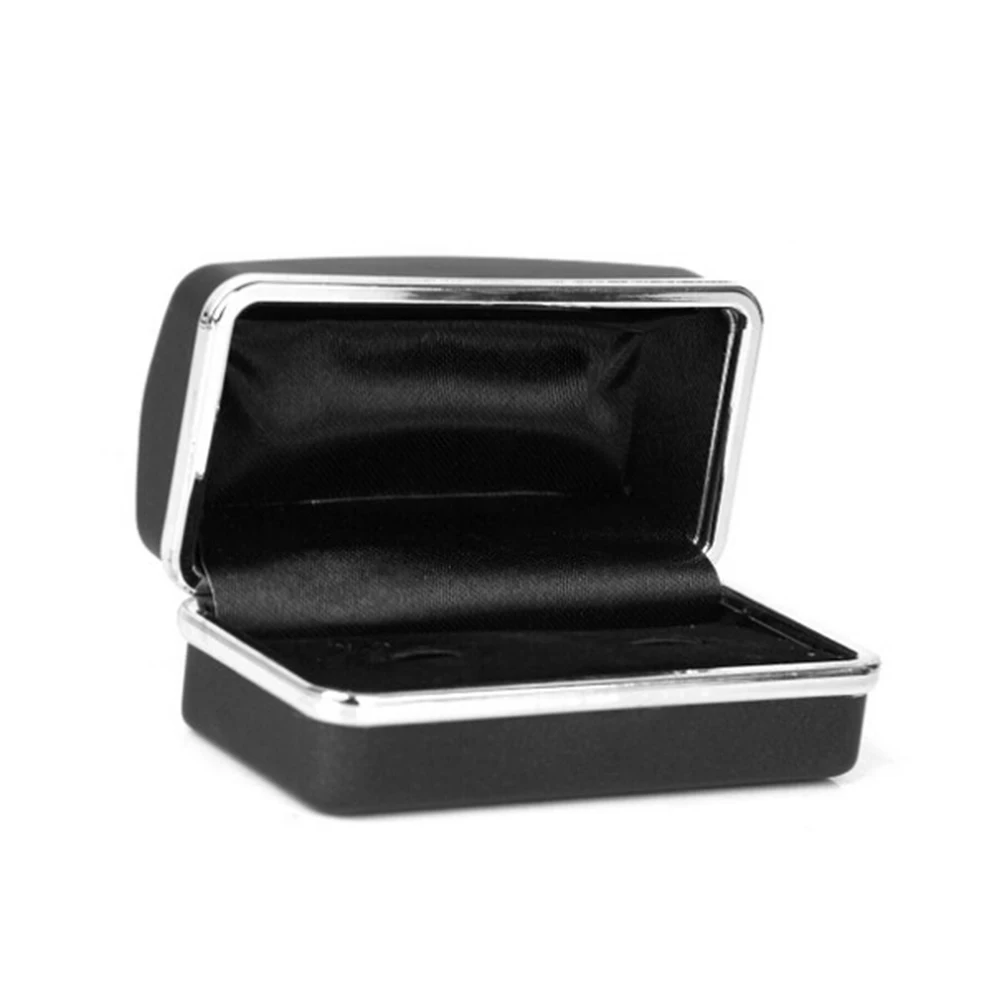 

Fashion Leader Deluxe Black Cufflink Cuff Link Paper Cuboid Box Gift Box Jewelry Cufflinks Craft Sign Jewelery Box