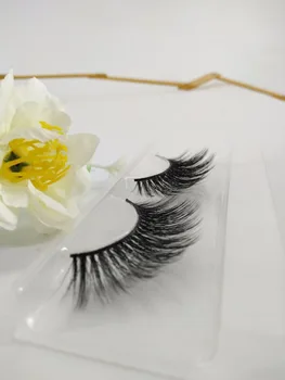 

New 1 pair 3D Handmade Thick Mink Eyelashes Natural False Eyelashes for Beauty Makeup fake Eye Lashes Extension