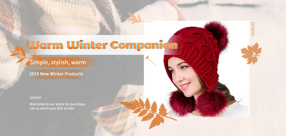 Осенне зимняя обувь женская шерстяная шляпа три волосы мяч открыть вязаная шапка шапочки толстый кролик Мех животных кепки jooyoo