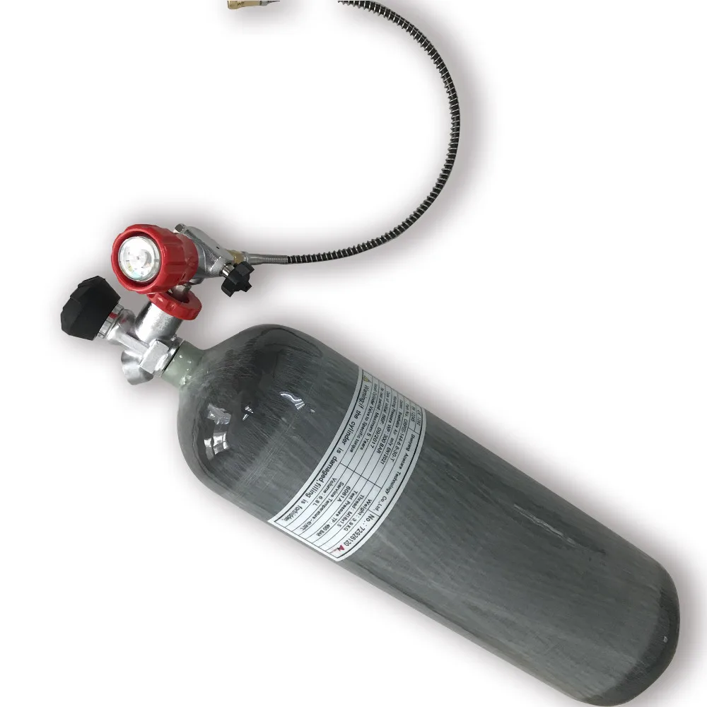 AC368301 6.8L CE сертифицированный 4500Psi 30Mpa композитный цилиндр из углеродного волокна