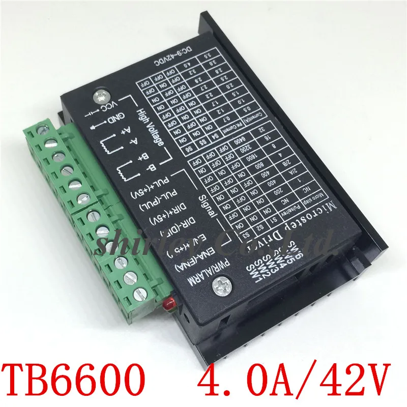 Motor Accessories Stepper Driver TB6600 Nema 23 34 42/57/86 Nema17 4A DC9-40V 1 axis Stepping CNC Engraving Machine | Обустройство