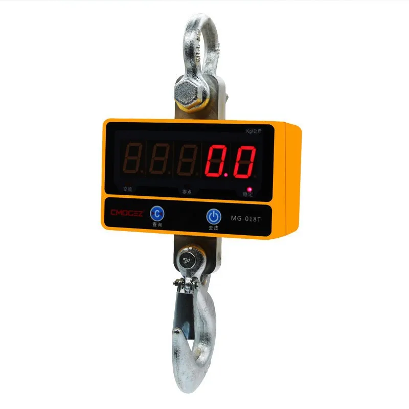

Digital Crane Scale 500KG /1100 LBS Heavy Duty Industrial Hanging Scale 100M Remote Control
