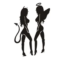 Auto car stickers Sexy Girls DIY vehicle Body Emblem Badge car styling 16*11cm car-covers personality auto accessories Jul 14