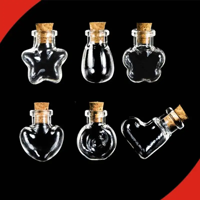 

Message Vials Cork Stopper Hot Sale Wishing Bottle Glass Bottle Glass Jars Mini Cheap Small DIY Popular 1PC Containers