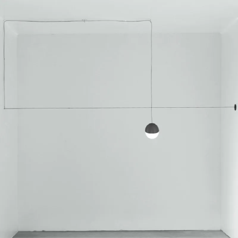  Post-modern DIY Geometric Lines String Light Led Pendant Light For Living Room Dining Room Bedroom  - 32812186543
