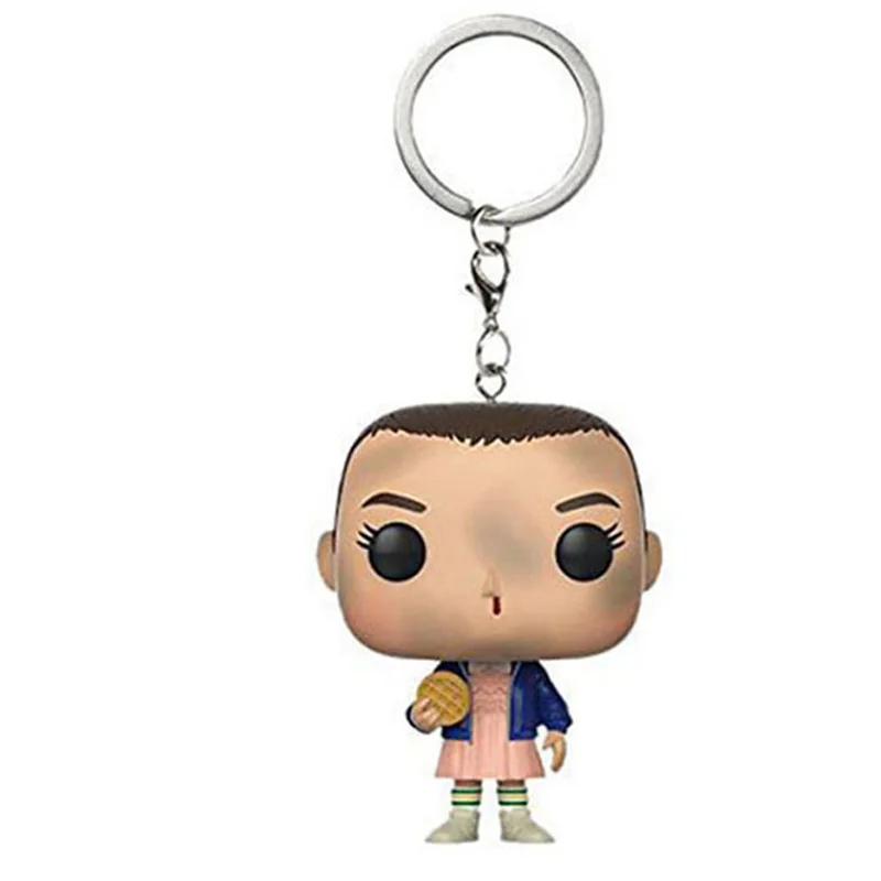 Eleven фигурка брелок Модель брелок Странные Вещи брелок - Цвет: Eleven