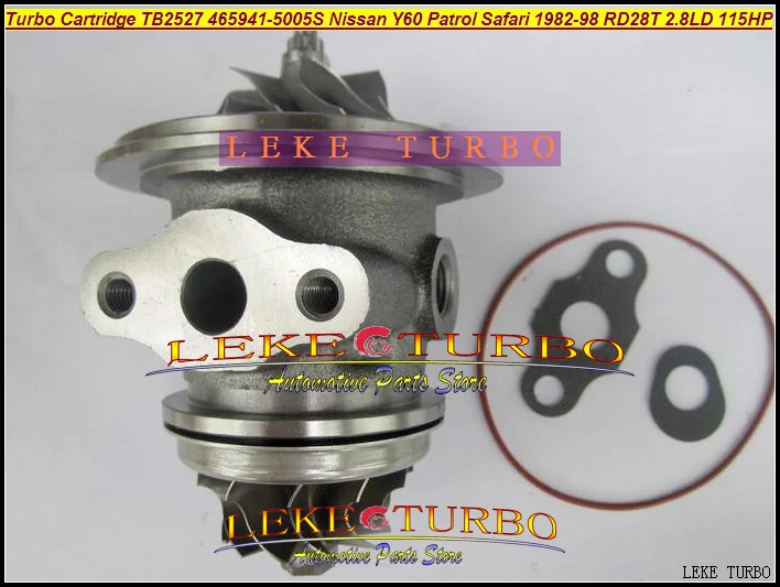 Turbo Cartridge CHRA TB2527 465941 465941-5005S Turbocharger For NISSAN Y60 Patrol Safari 1982-1998 RD28T 2.8L D 115HP (2)