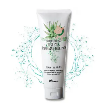 

Korea Cosmetic ELIZAVECCA Milky Piggy Herb Soul Hydro Aqua Jella Pack 250ml Face Cream 92% Aloe Vera Gel Vitamin E Vitamin C