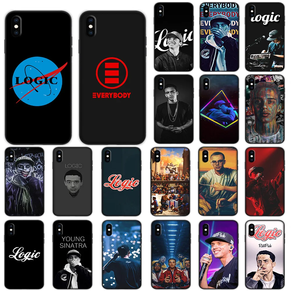 

Logic Everybody Soft Case for iPhone XS Max XR X 7 8 6 6S Plus 5 5S SE Cover