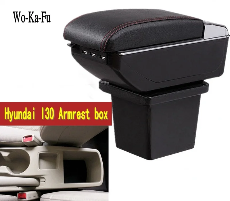 Leather Car Center Console Armrests Storage Box for Hyundai Elantra Touring i30 i30cw Armrest box Auto Interior Parts 2009 2010 Leather Car Center Console Armrests Storage Box for Hyundai Elantra Touring i30 i30cw Armrest box Auto Interior Parts 2009 2010