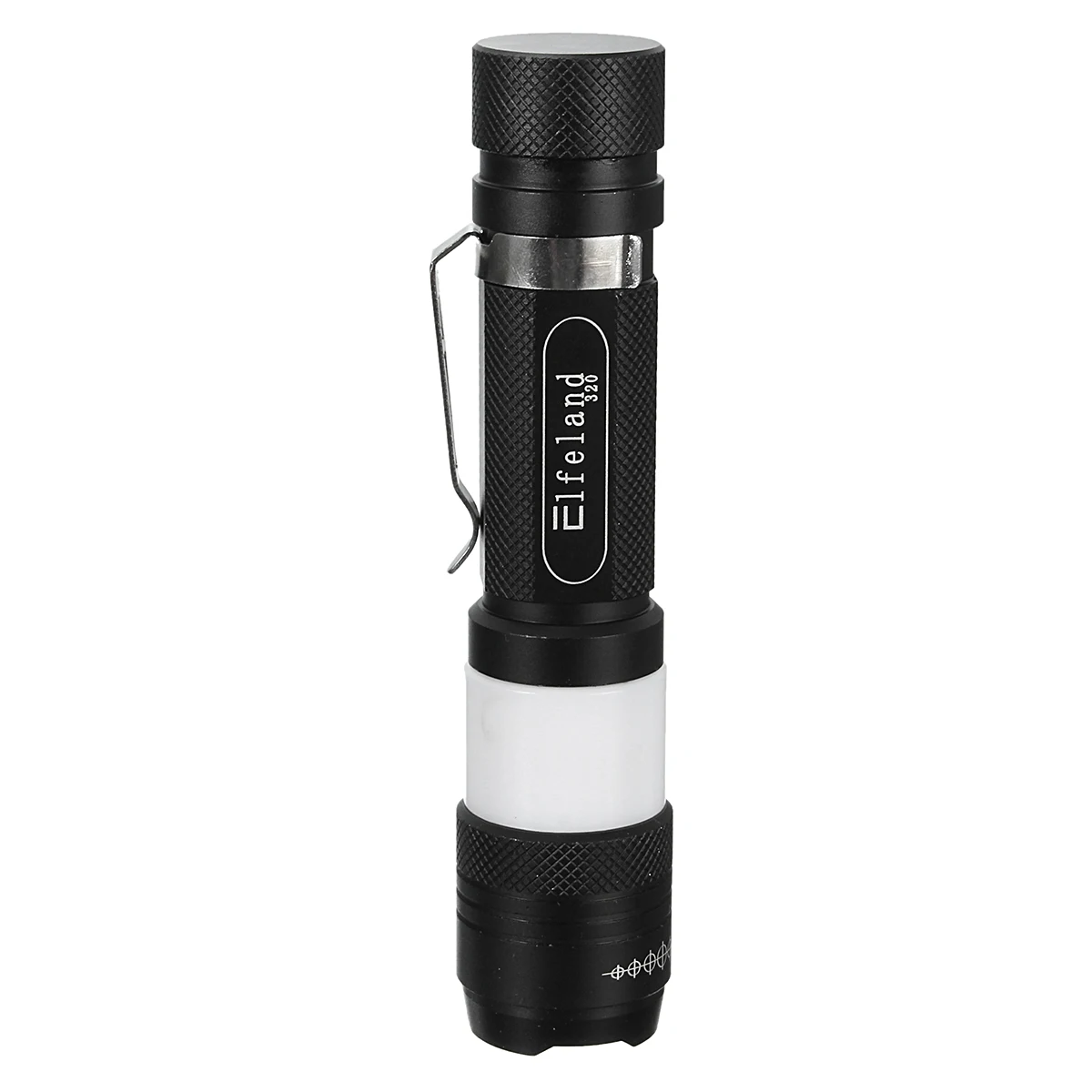 

Elfeland Rechargeable Zoomable 3 Modes USB T6 LED Flashlight Adjustable led light lamp Mini Camping Torch+18650 battery