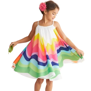 

Girl Dress Kids Dresses For Girls Mesh Casual Princess Baby Girl Clothes Summer Sleeveless Dress Kids Clothes