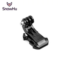 SnowHu j-hook montaje de superficie de hebilla para Gopro accesorios 1 Uds para Go Pro Hero 8 7 6 5 4 Xiaomi Yi Cámara de Acción SJCAM GP20